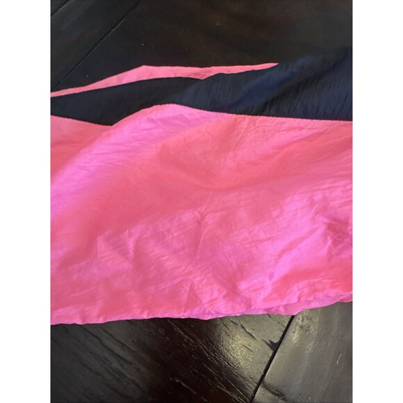 Vintage TRACK & COURT pink stripe Full Zip TRACK JACKET Mens Medium - Picture 7 of 16